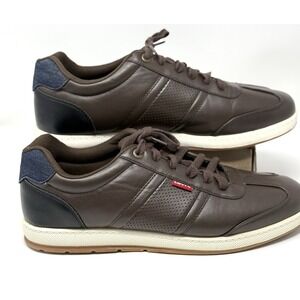 Levi's Comfort Casual‎ Shoes Men's 51796727H Size 13 Dark Brown/Denim Blue